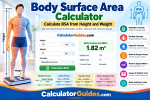 Body Surface Area Calculato