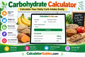 Carbohydrate Calculator