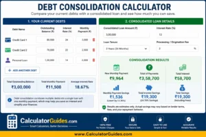 Debt Consolidation Calculator