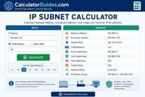 IP Subnet Calculator