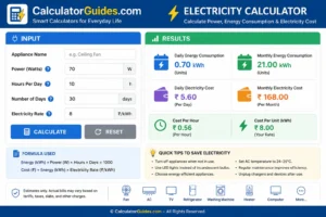Electricity Calculator