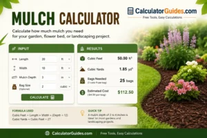 Mulch Calculator