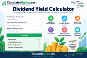 Dividend Yield Calculator