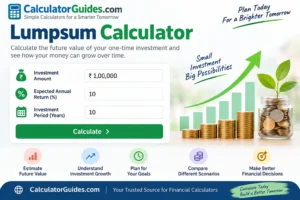 Lumpsum Calculator