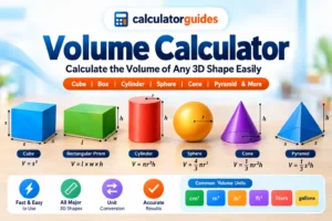 Volume Calculator