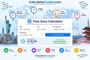 Time Zone Calculator