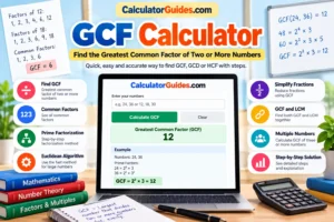 Gcf Calculator