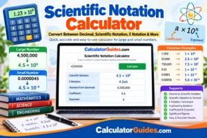 Scientific Notation Calculator