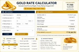 Gold Rate Calculator