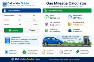 Gas Mileage Calculator