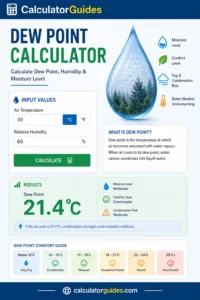 Dew Point Calculator