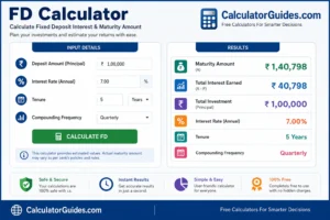 FD Calculator