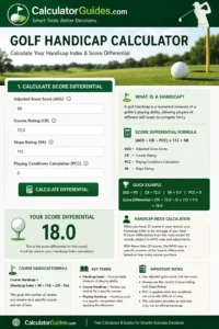 Golf Handicap Calculator