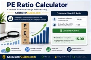 PE Ratio Calculator