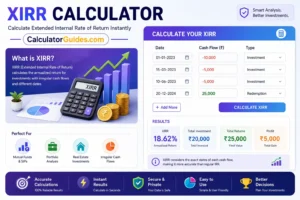 XIRR Calculator