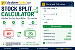 Stock Split Calculator